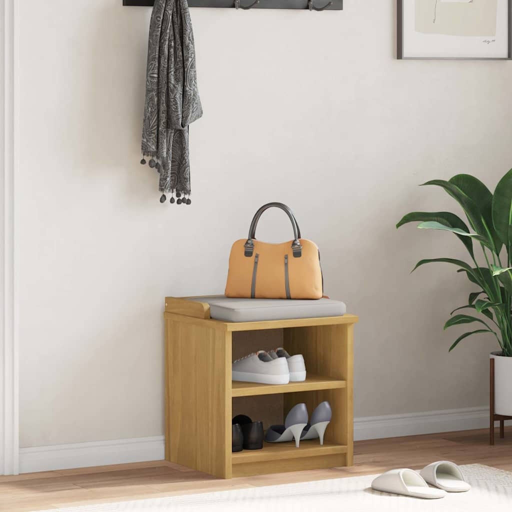 vidaXL Flurbank SANDNES 45x40x50 cm Massivholz Kiefer