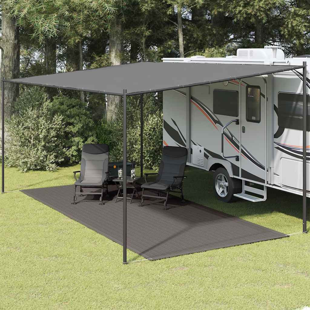 vidaXL Zeltteppich 300 x 400 cm Anthrazit