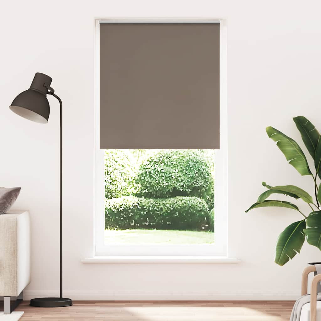 vidaXL Verdunkelungsrollo Kaffeebraun 115x210 cm Stoffbreite 110,7 cm