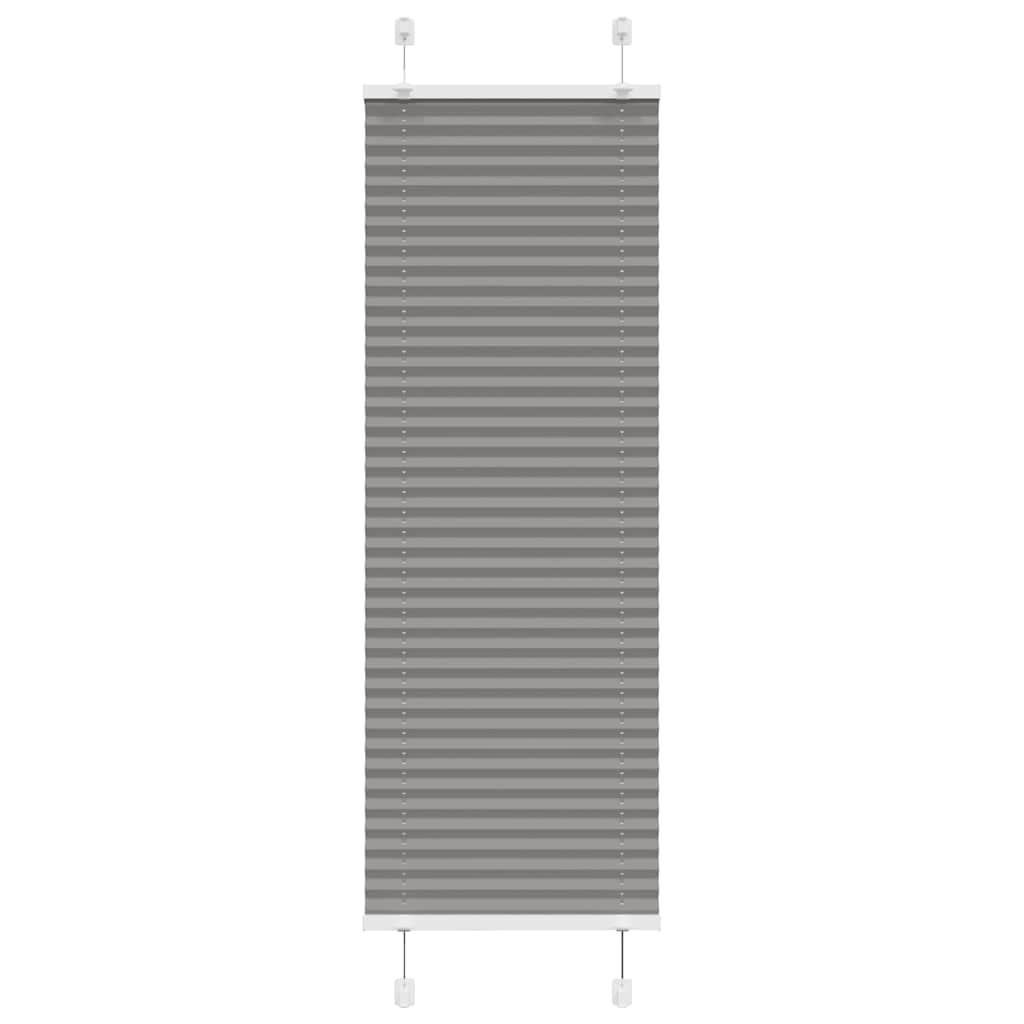vidaXL Plissee Anthrazit 50x150 cm Stoffbreite 49,4 cm Polyester