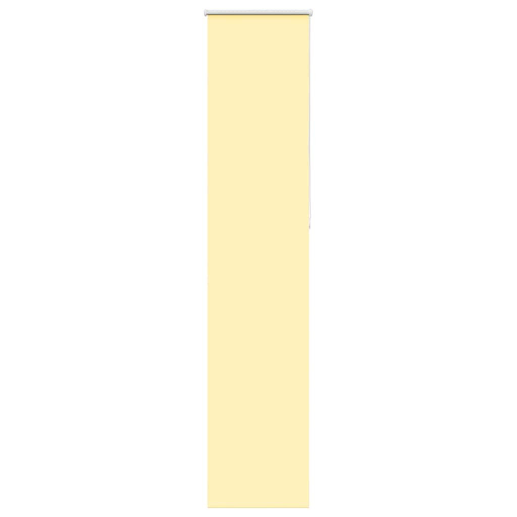 vidaXL Verdunkelungsrollo Gelb 60x230 cm Stoffbreite 55,7 cm Polyester