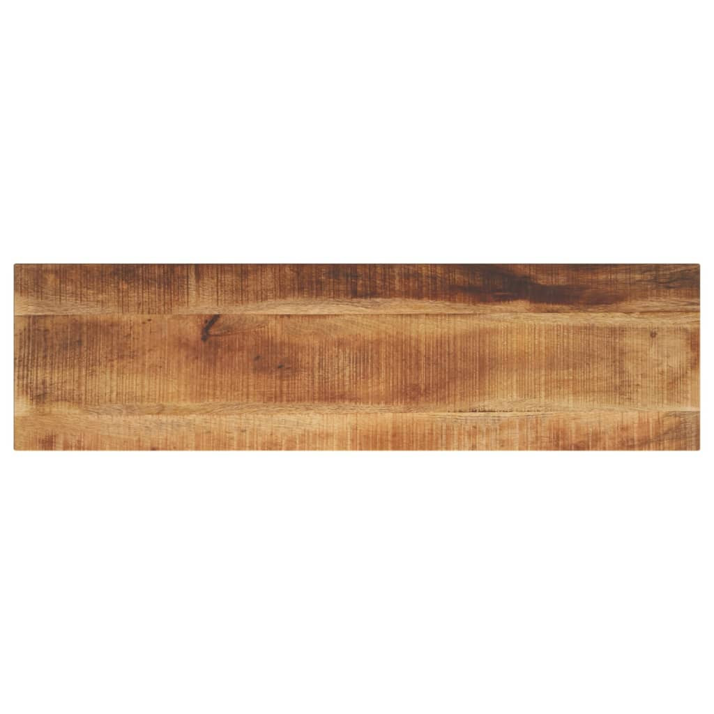 vidaXL Tischplatte 100x40x2,5 cm Rechteckig Raues Massivholz Mango