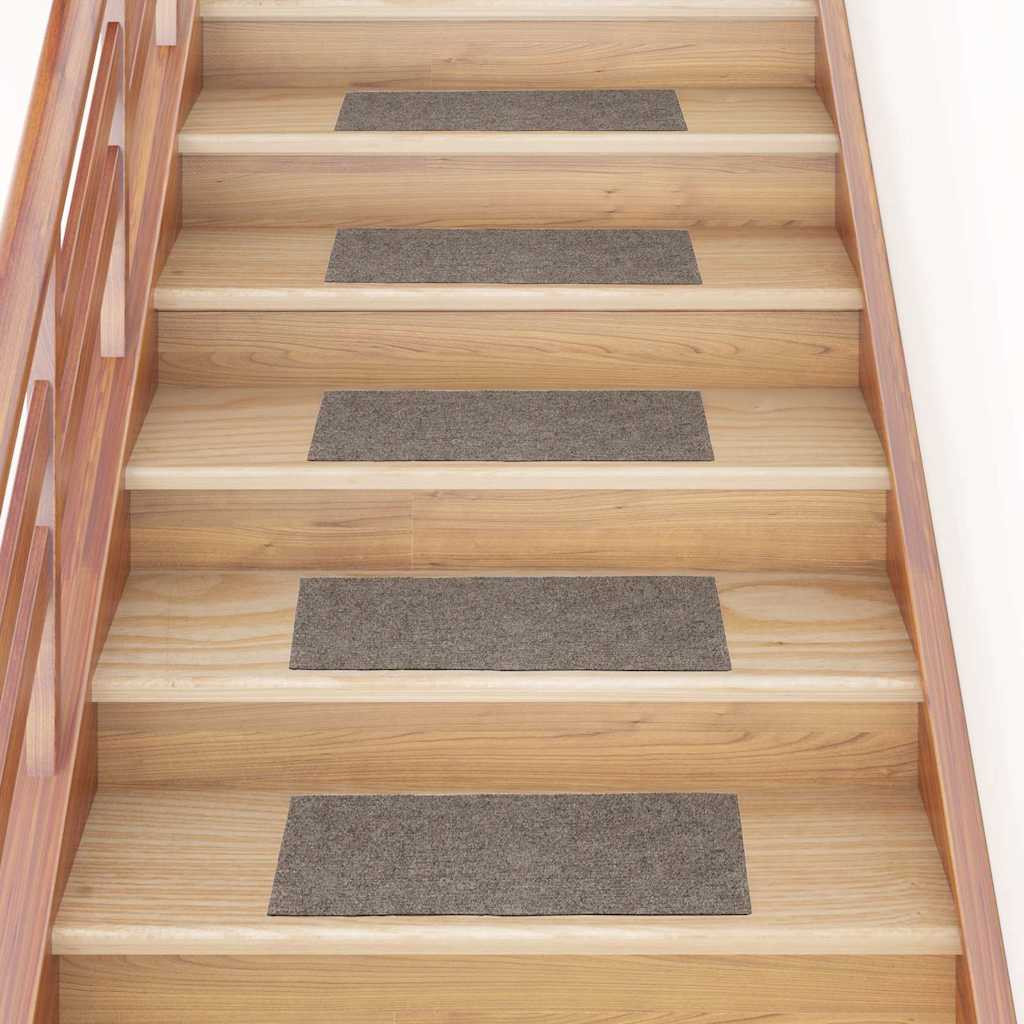 vidaXL Stufenmatten Selbstklebend 30 Stk. 60x25 cm Beige Rechteckig