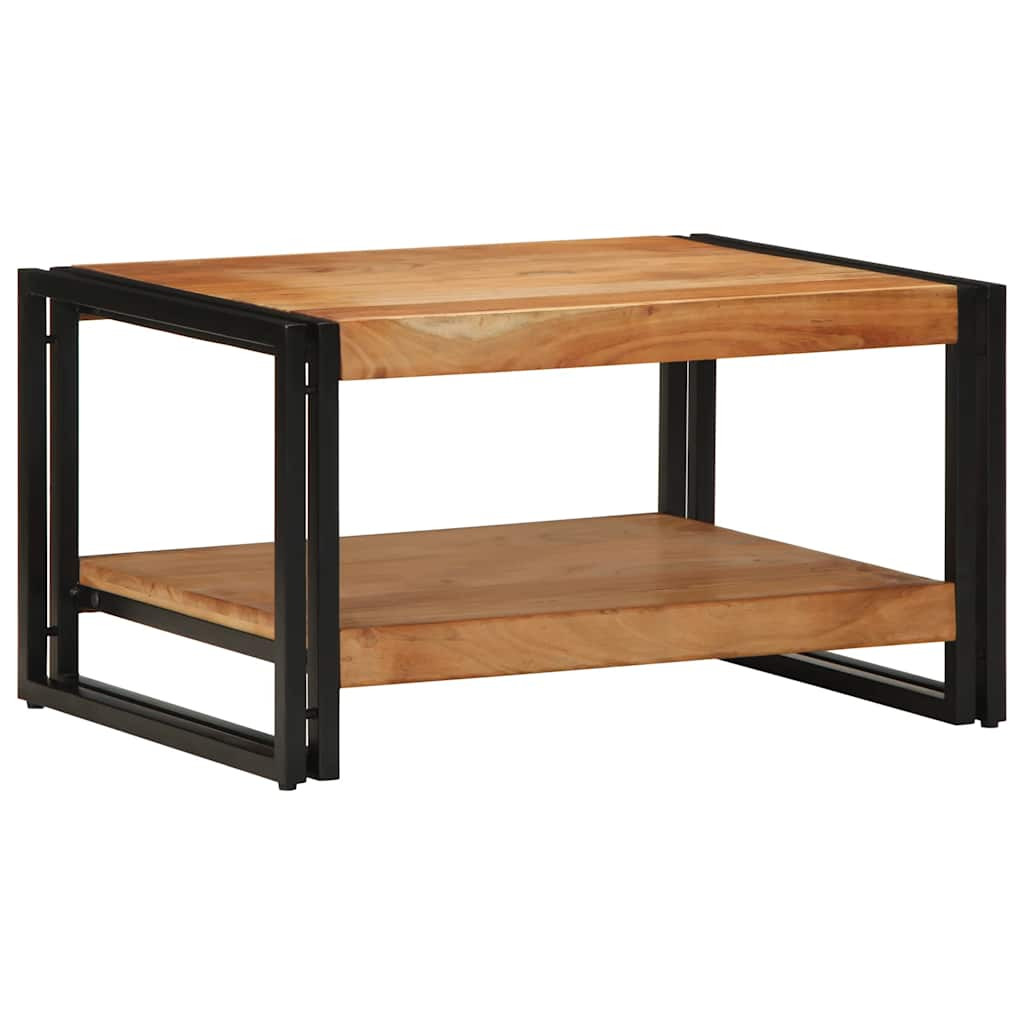 vidaXL Couchtisch 70x50x38 cm Massivholz Akazie
