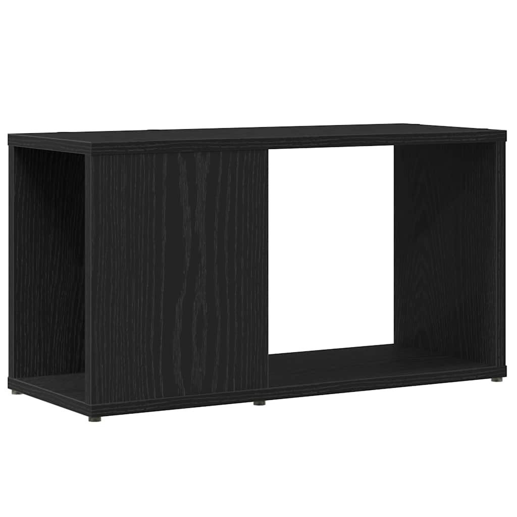vidaXL TV-Schrank Schwarz Eichen-Optik 60x24x32 cm Holzwerkstoff