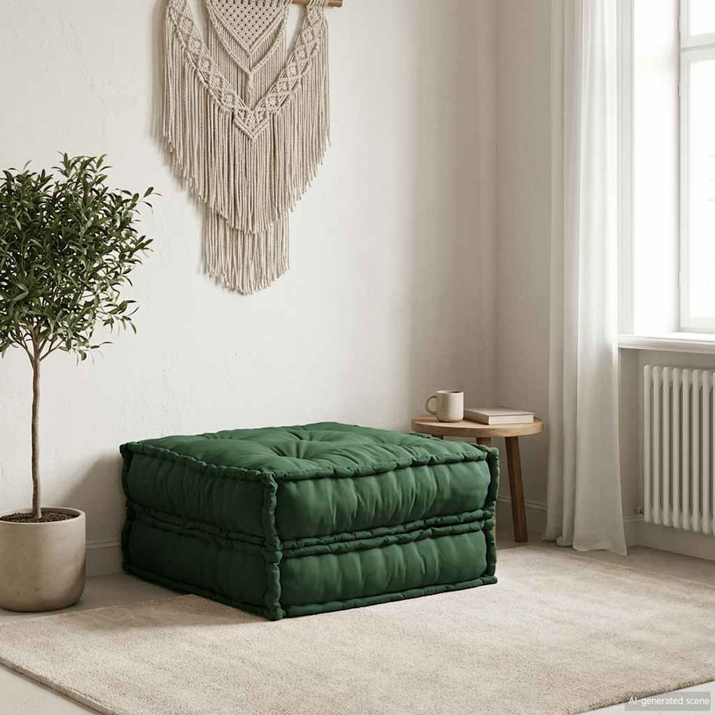vidaXL Modulares Sofaelement Grün 70x70x36 cm Stoff