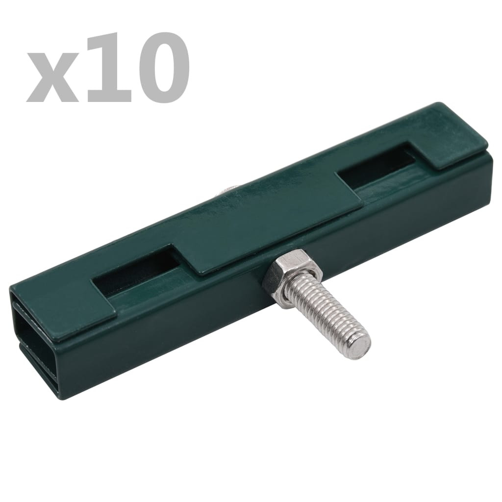 vidaXL U-Mattenverbinder 10 Sets Grün