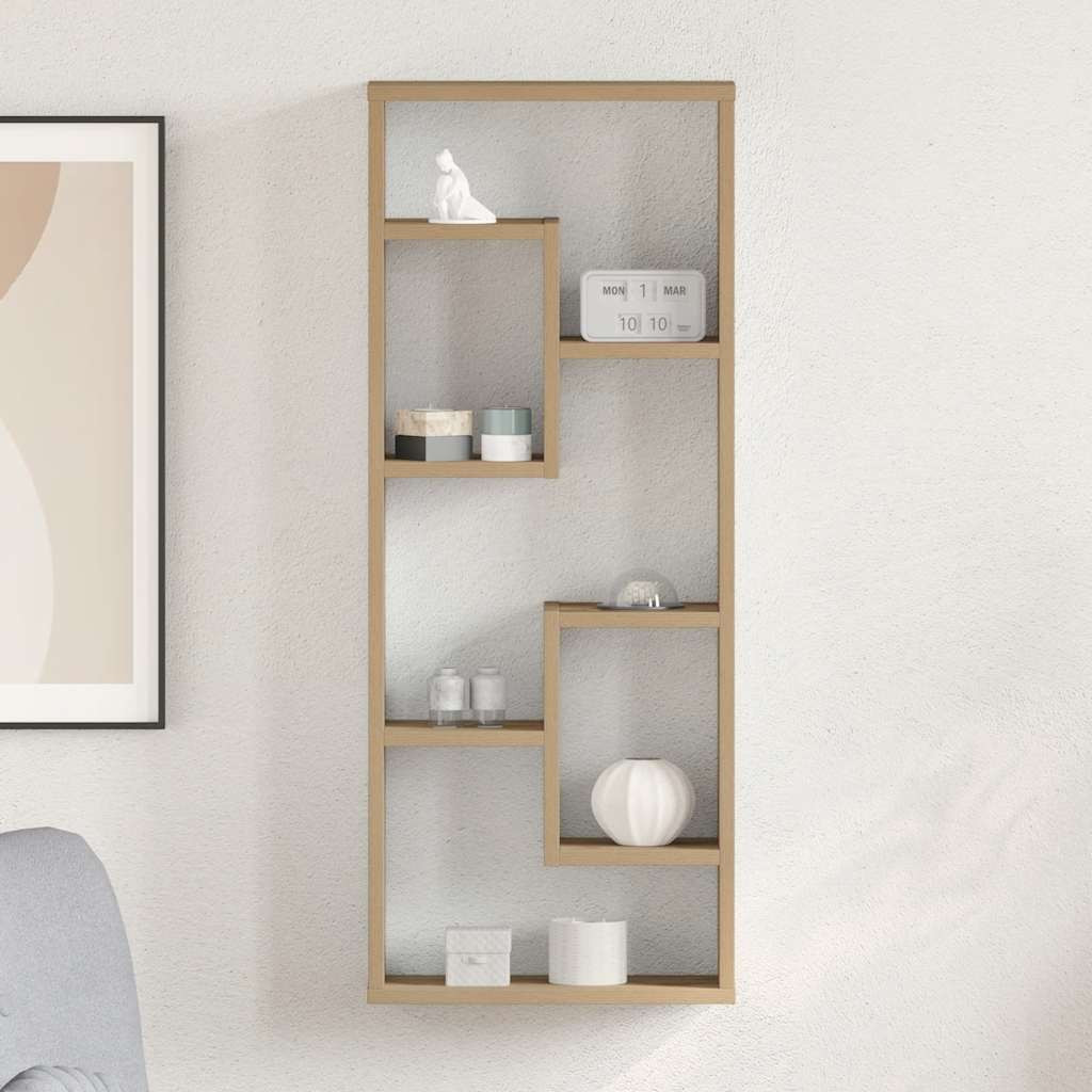 vidaXL Wandregal Artisan-Eiche 36 x 16 x 90 cm Holzwerkstoff
