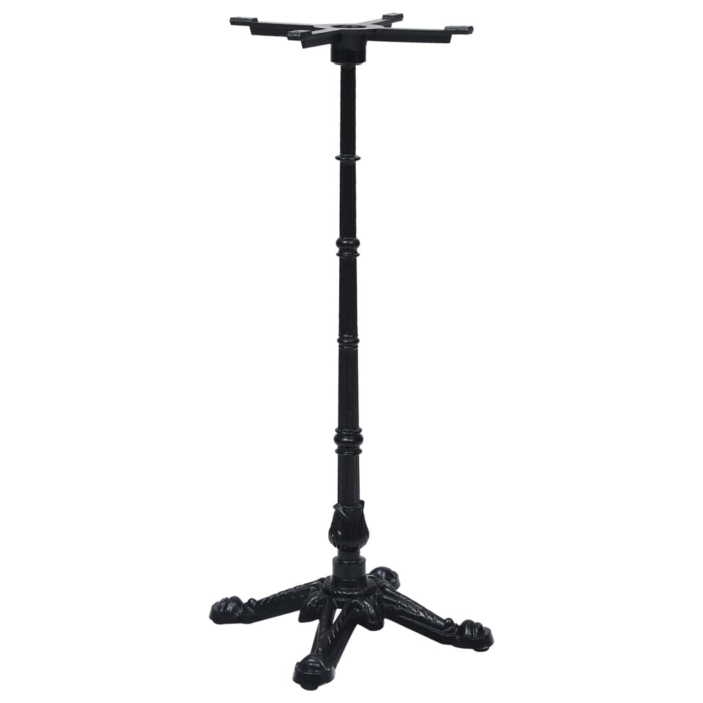 vidaXL Bistrotisch-Gestell Schwarz 52x52x108 cm Gusseisen