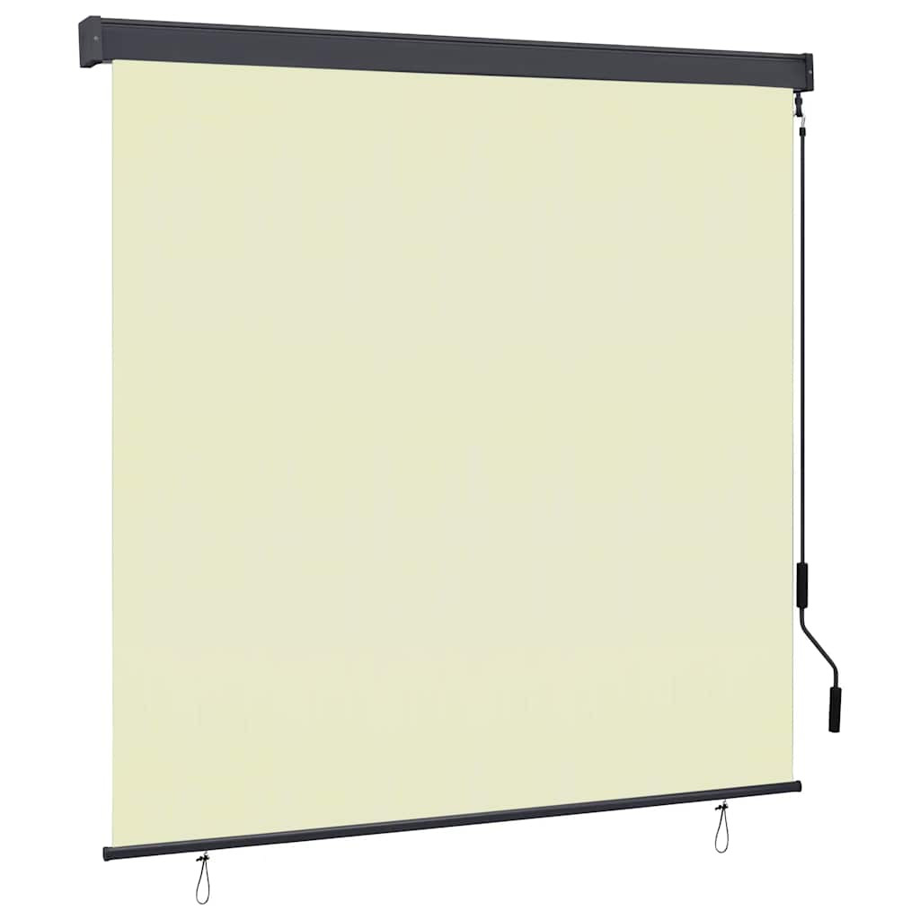 vidaXL Außenrollo 170 x 250 cm Creme