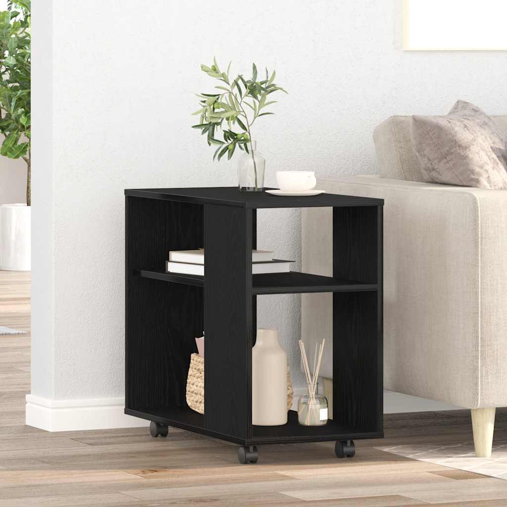 vidaXL Beistelltisch Schwarze Eiche 70 x 35 x 60 cm Holzwerkstoff