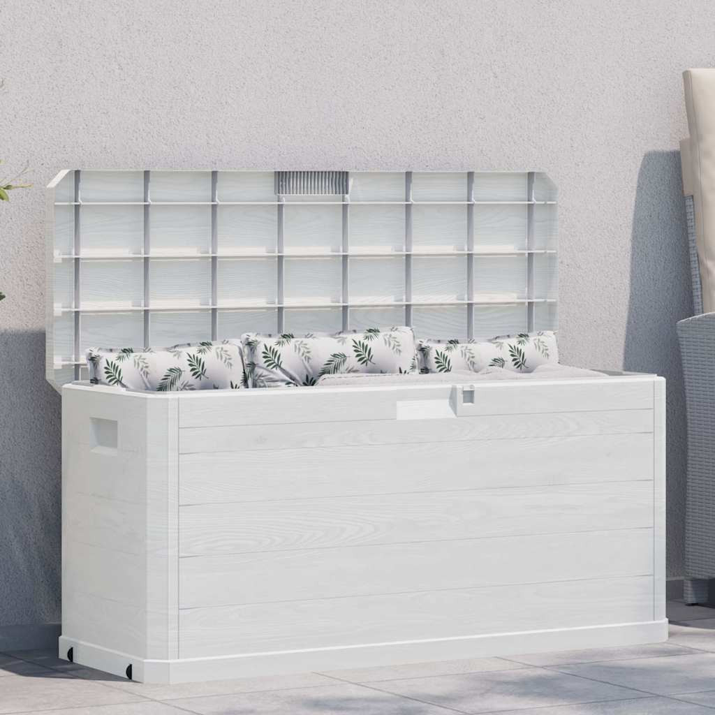 vidaXL Garten-Aufbewahrungsbox 280 L Hellgrau