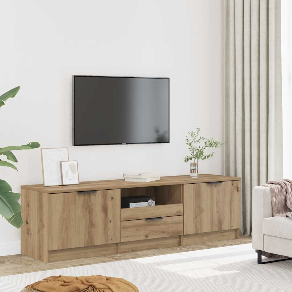 vidaXL TV-Schrank Artisan-Eiche 140 x 35 x 40 cm Holzwerkstoff