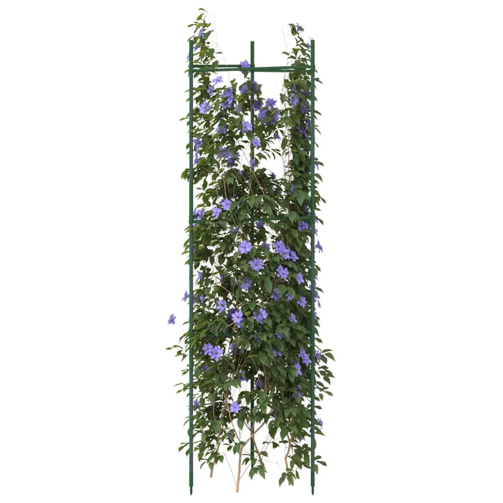 vidaXL Tomatenkäfige 8 Stk. 116 cm Stahl und PP