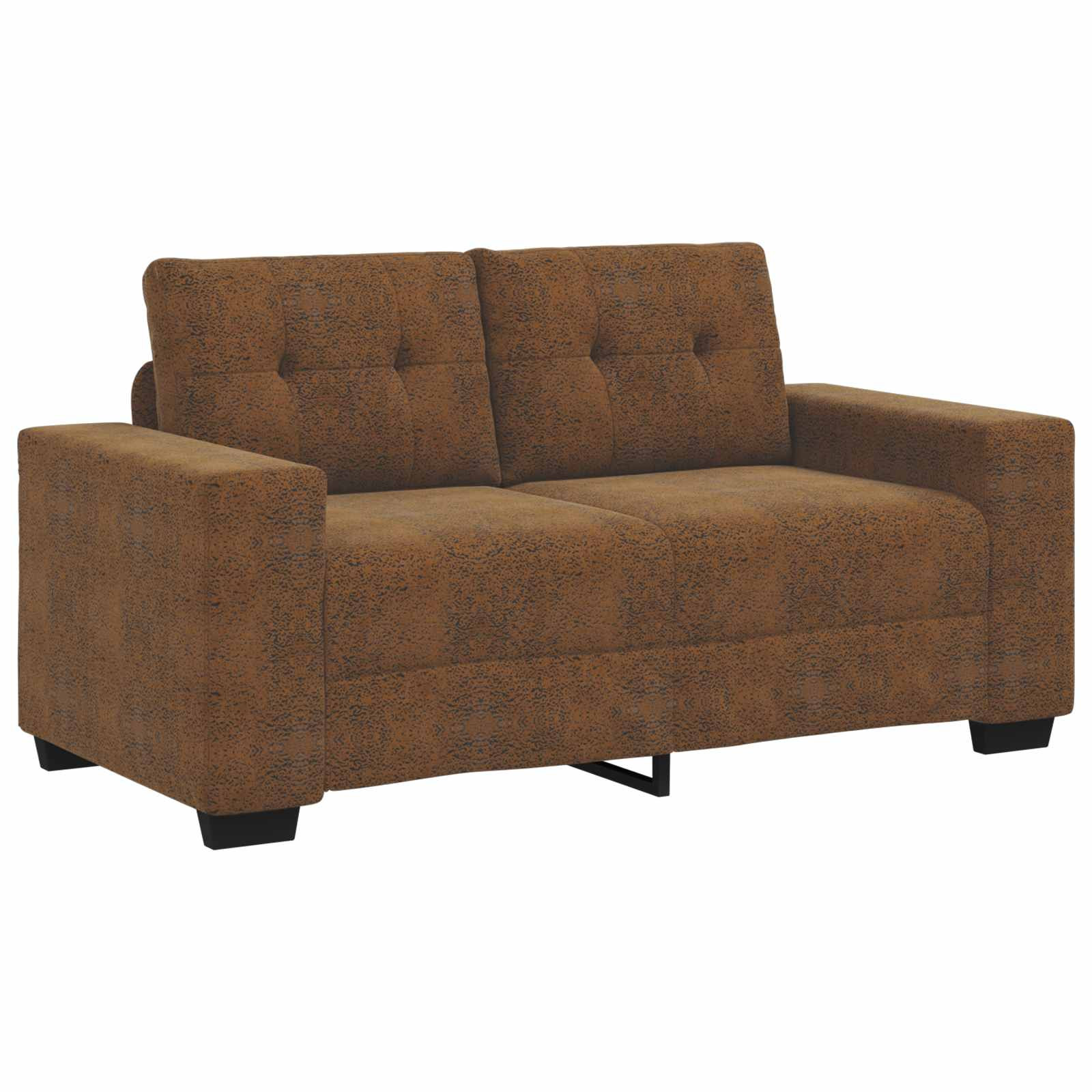 vidaXL Zweisitzer-Sofa Braun 160 cm Kunstleder