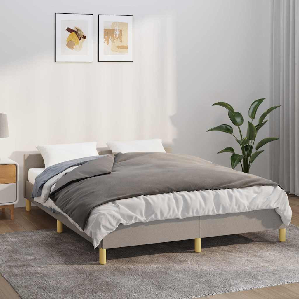 vidaXL Gewichtsdecke mit Bezug Grau 150x200 cm 7 kg Stoff