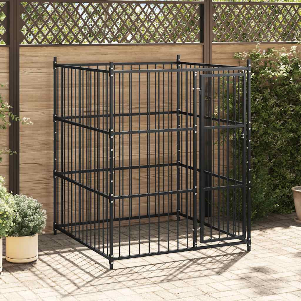 vidaXL Outdoor-Hundezwinger 150 x 150 x 185 cm