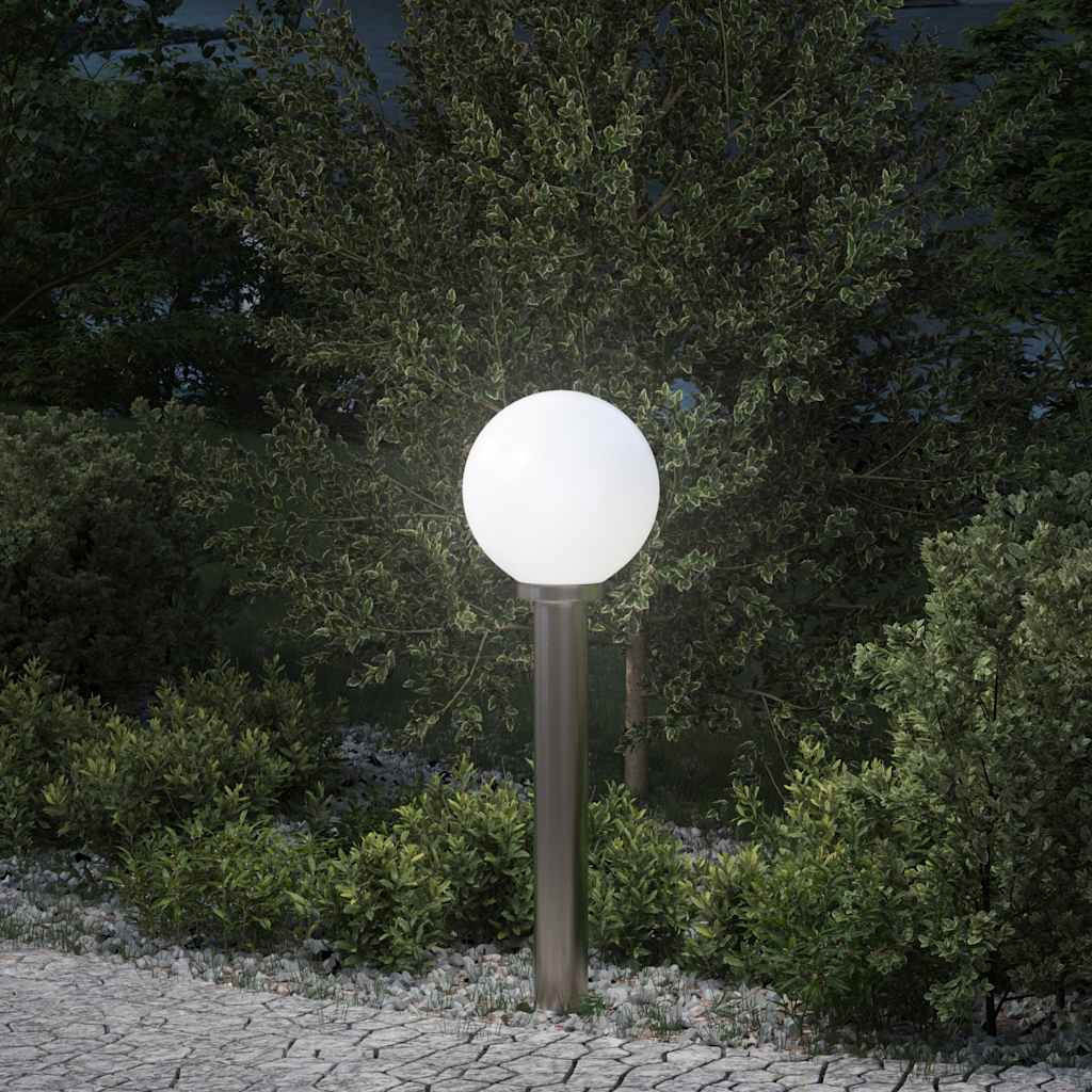 vidaXL Pollerleuchte 80 cm Edelstahl IP44