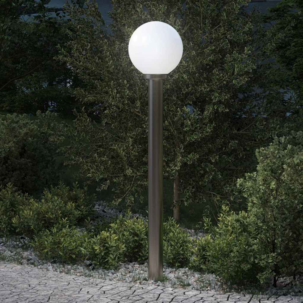 vidaXL Pollerleuchte 120 cm Edelstahl IP44
