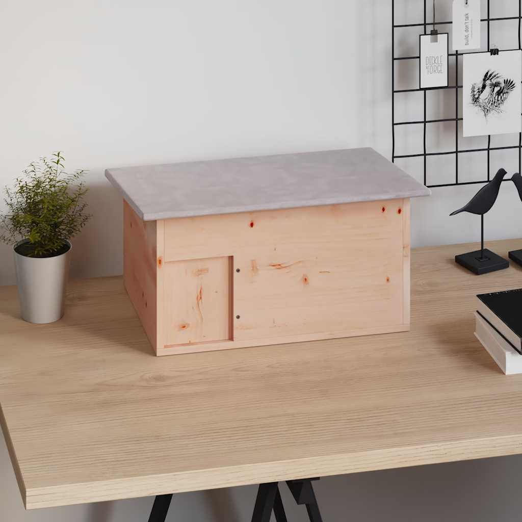 vidaXL Igelhaus 45x33x22 cm Holz