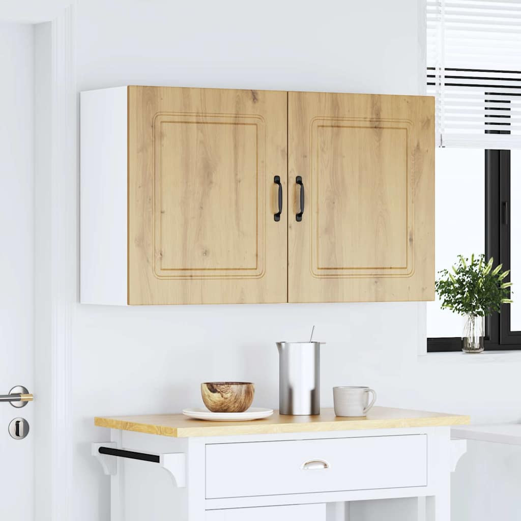 vidaXL Küchen-Hängeschränke 2 Stk. Kalmar Artisan-Eiche Holzwerkstoff