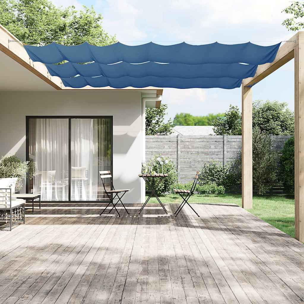 vidaXL Senkrechtmarkise Blau 140x1000 cm Oxford-Gewebe