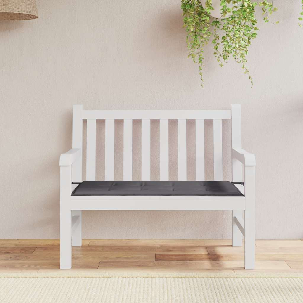 vidaXL Gartenbank-Auflage Anthrazit 100x50x3 cm Oxford-Gewebe