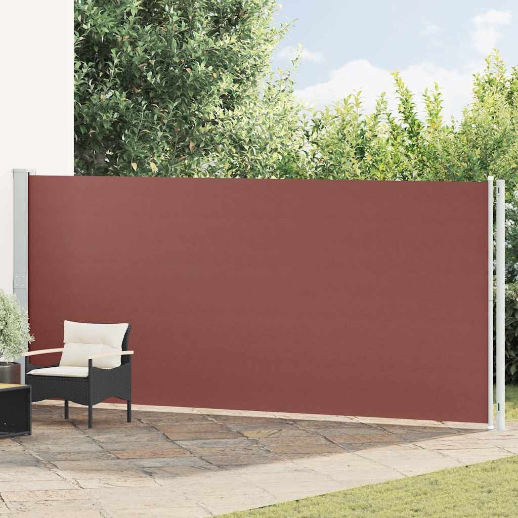 vidaXL Seitenmarkise Ausziehbar 180x600 cm Braun