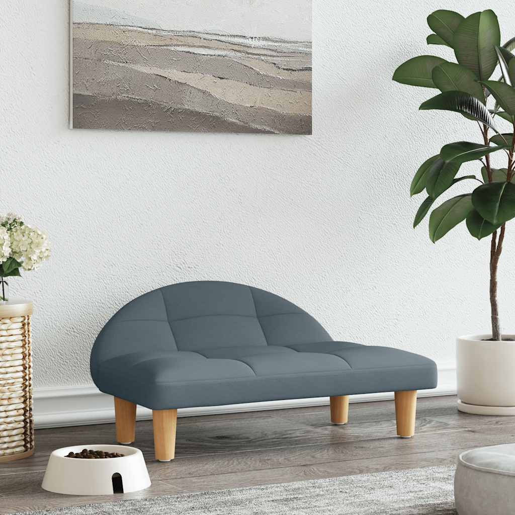 vidaXL Hundebett Dunkelgrau 70x52x30 cm Stoff