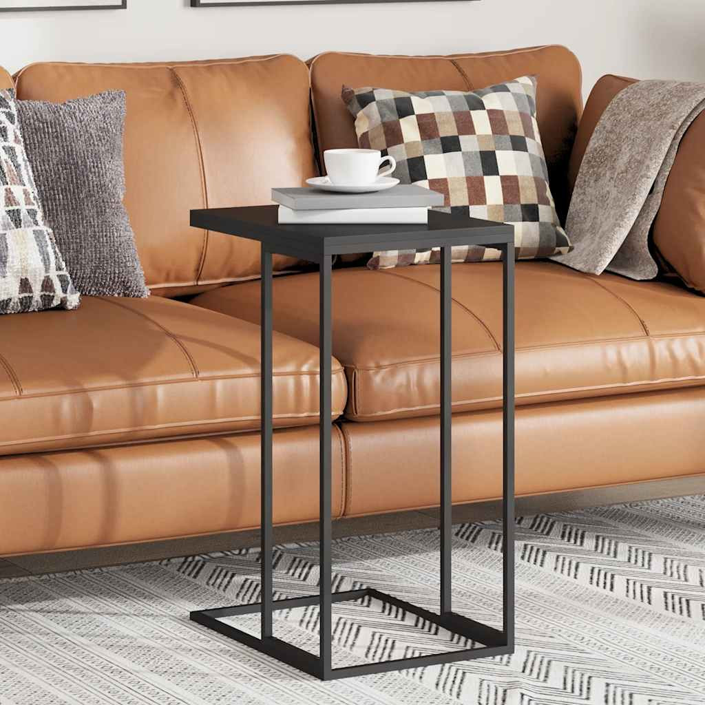 vidaXL Beistelltisch Schwarz 40x30x59 cm Holzwerkstoff