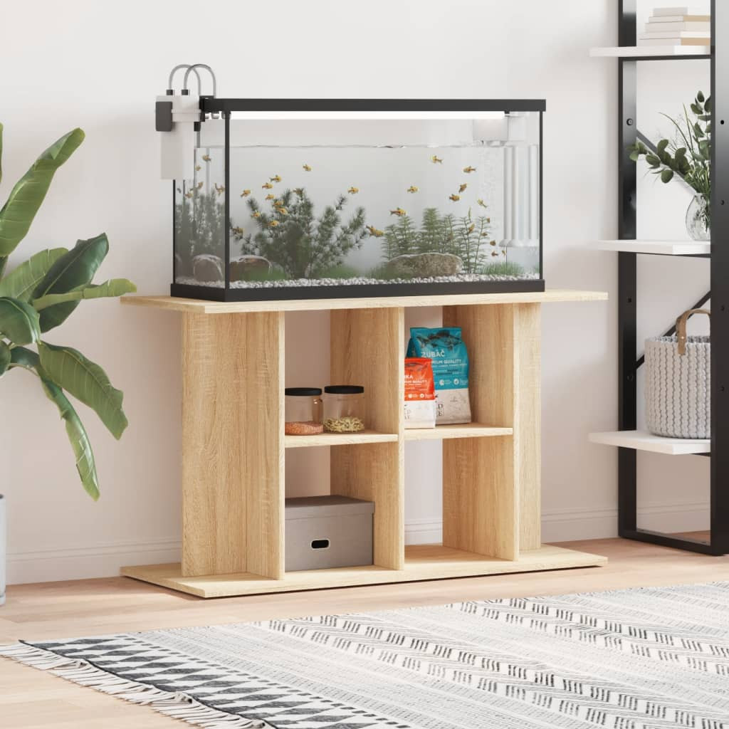 vidaXL Aquariumständer Sonoma-Eiche 100 x 40 x 60 cm Holzwerkstoff