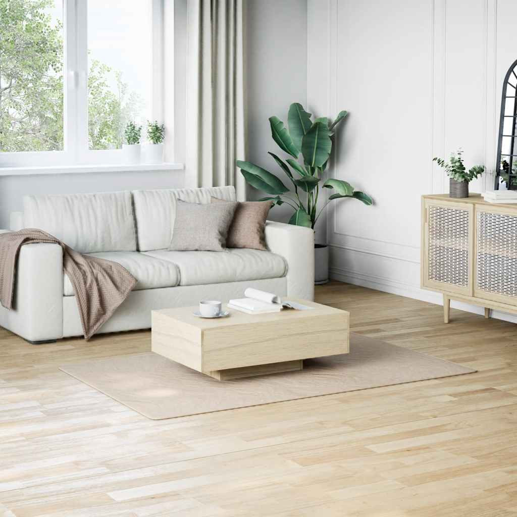 vidaXL Shaggy-Teppich Beige 120x183 cm Polyester