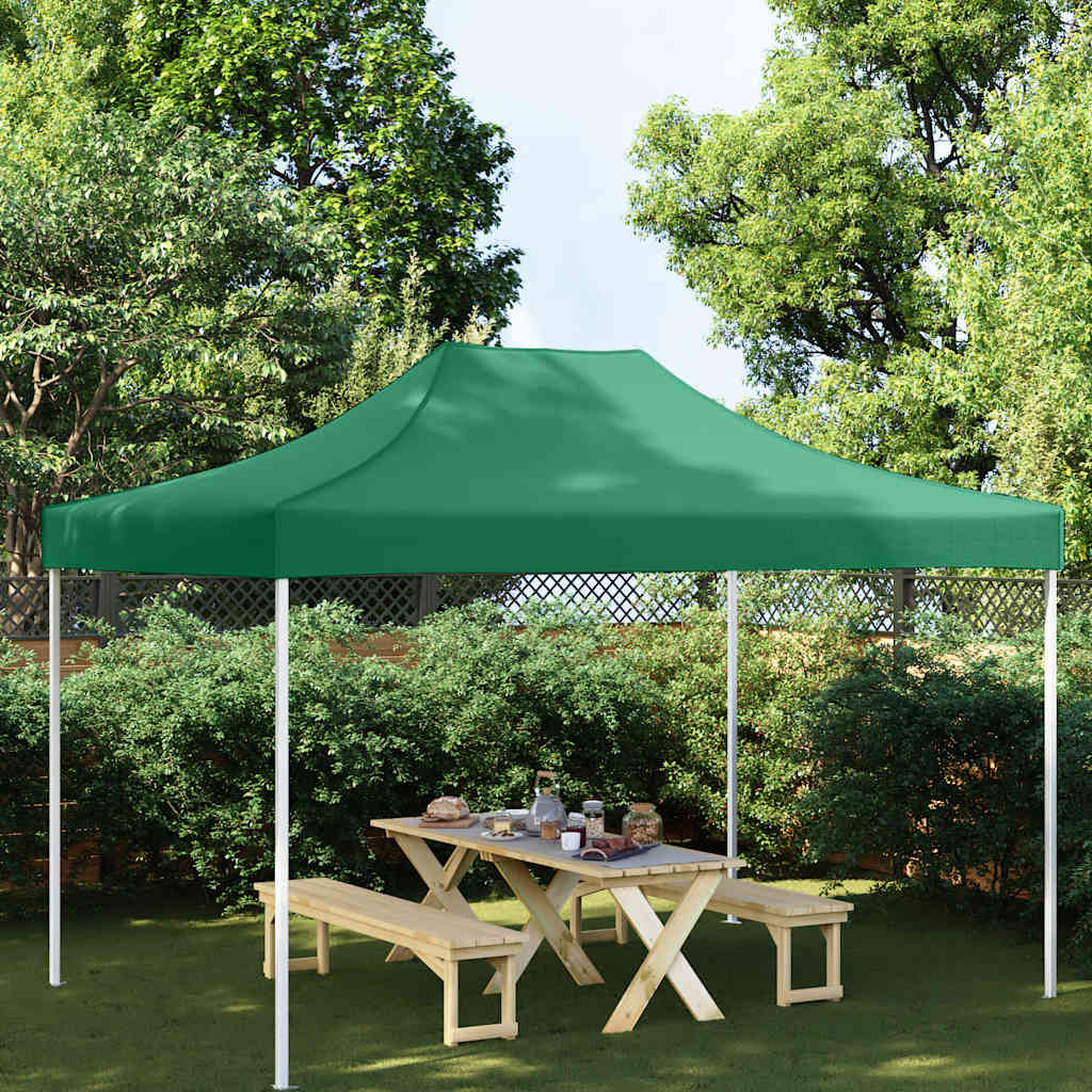vidaXL Partyzelt-Dach 4x3 m Grün 270 g/m²
