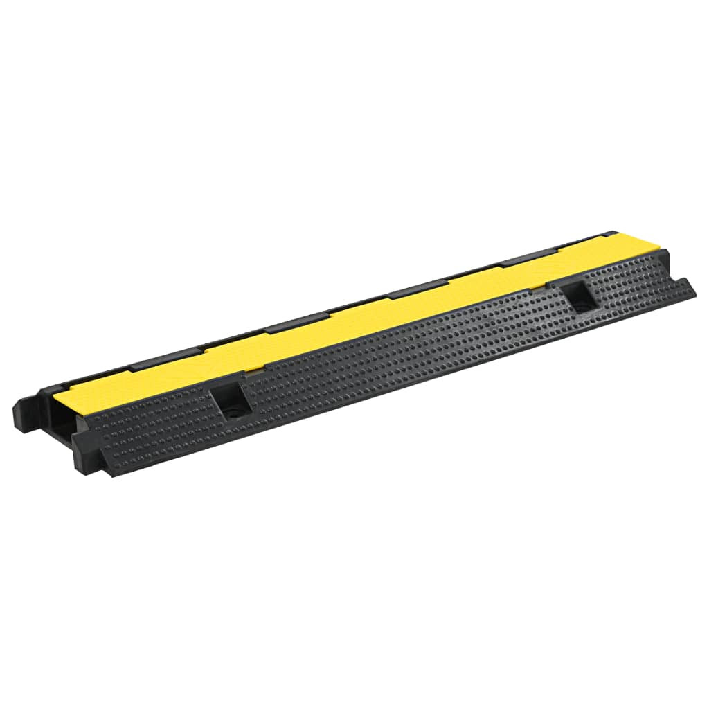 vidaXL Kabelbrücke 1 Kanal Gummi 100 cm