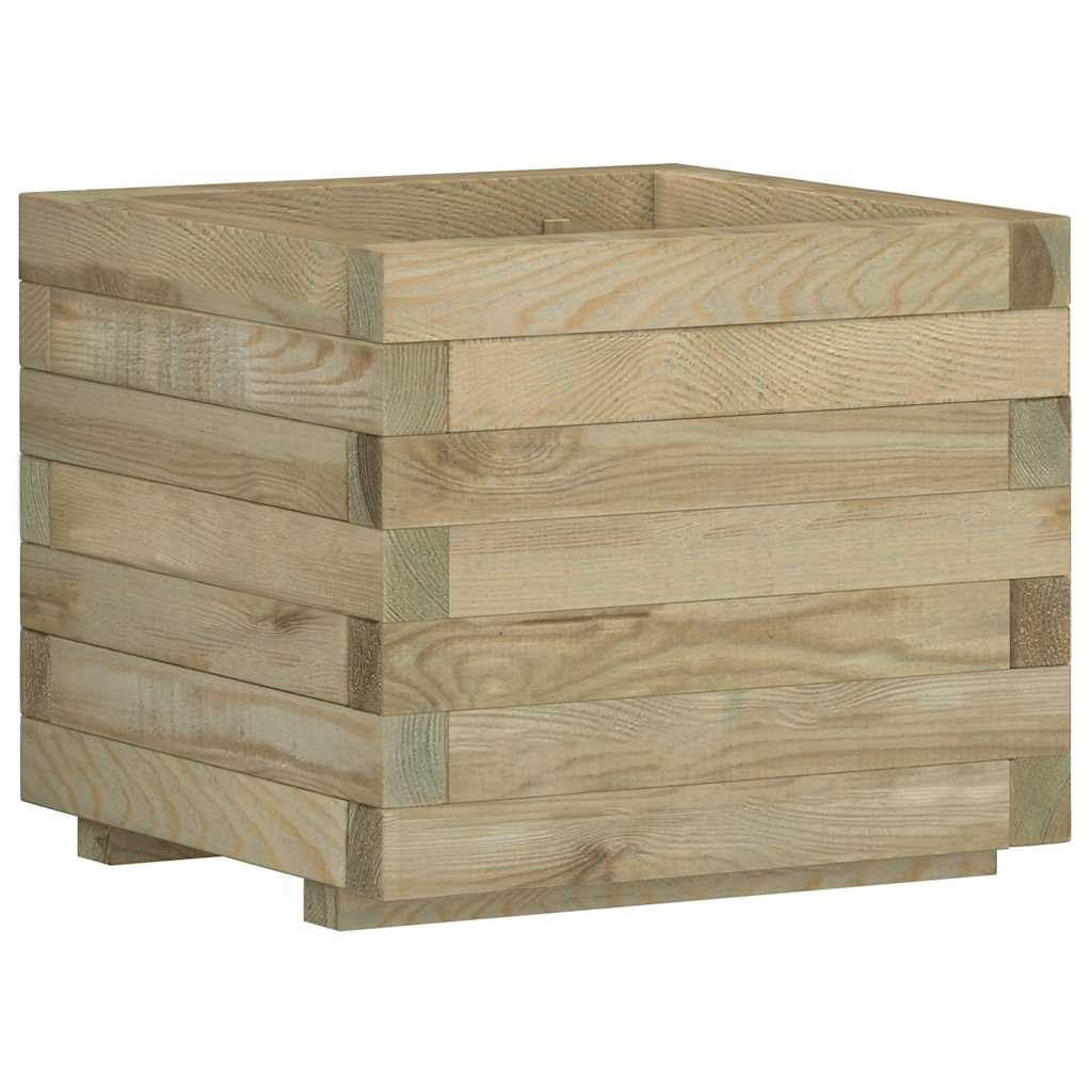 vidaXL Hochbeet 50x50x40 cm Holz Quadratisch