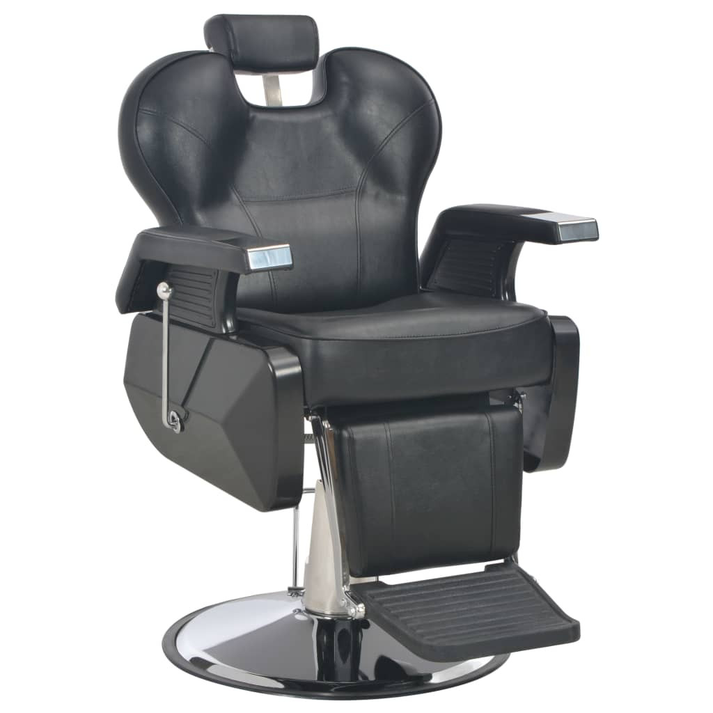 vidaXL Friseurstuhl Schwarz 72×68×98 cm Kunstleder
