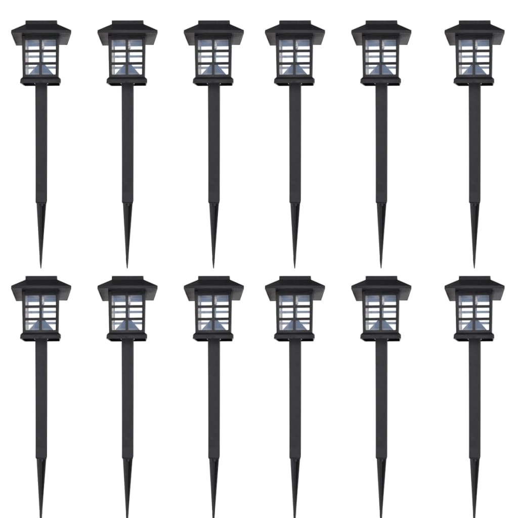Solarleuchte LED-Licht Set für den Außenbereich 12 Stück