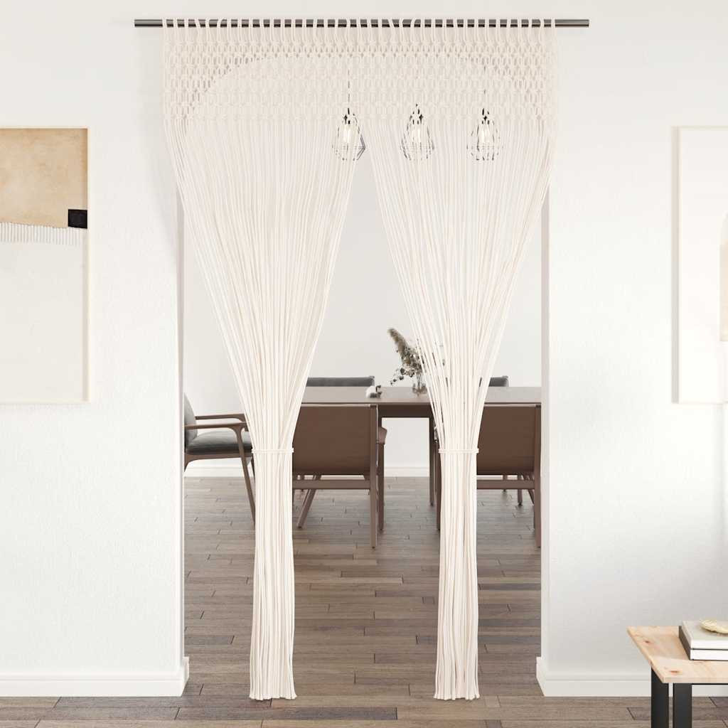 vidaXL Makramee Vorhang 140×240 cm Baumwolle