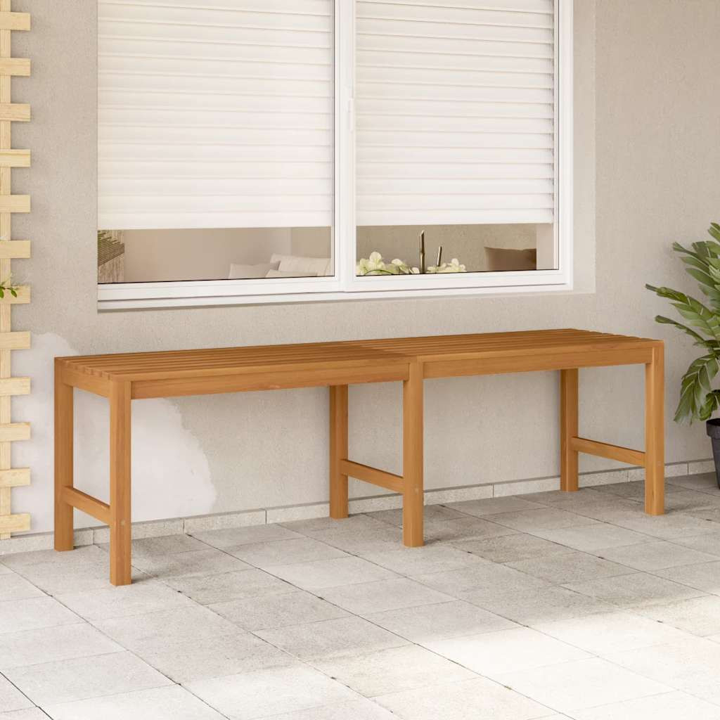vidaXL Gartenbank 150 cm Massivholz Teak