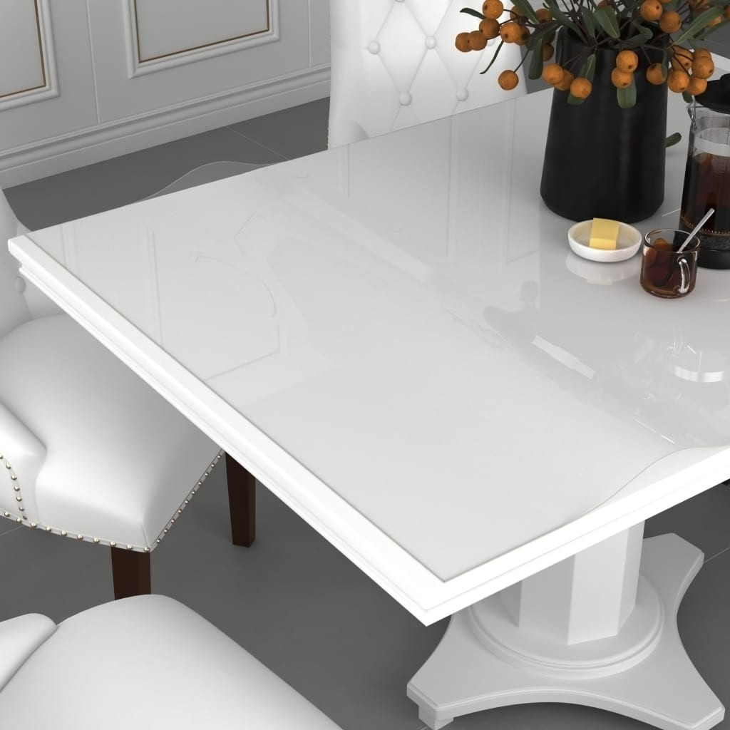 vidaXL Tischfolie Transparent 180x90 cm 1,6 mm PVC