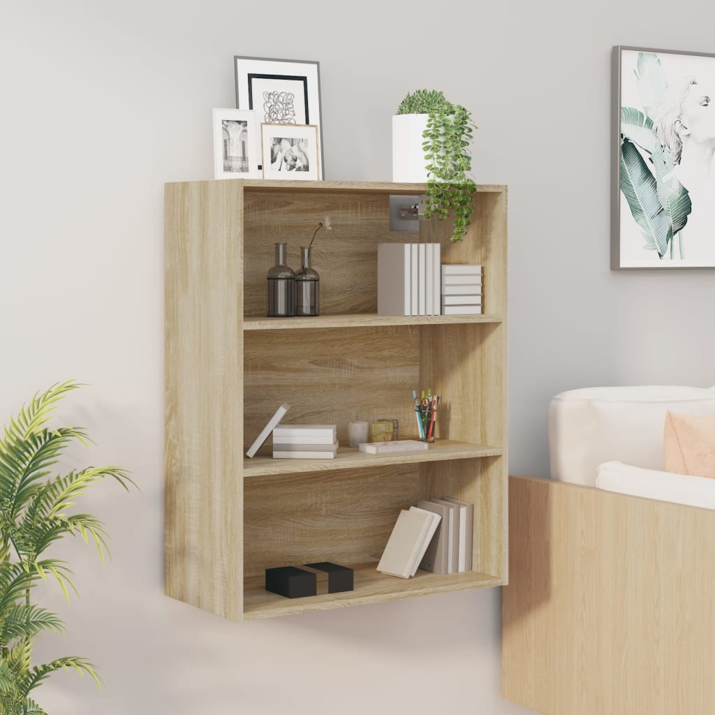 vidaXL Hängeschrank Sonoma-Eiche 69,5x32,5x90 cm