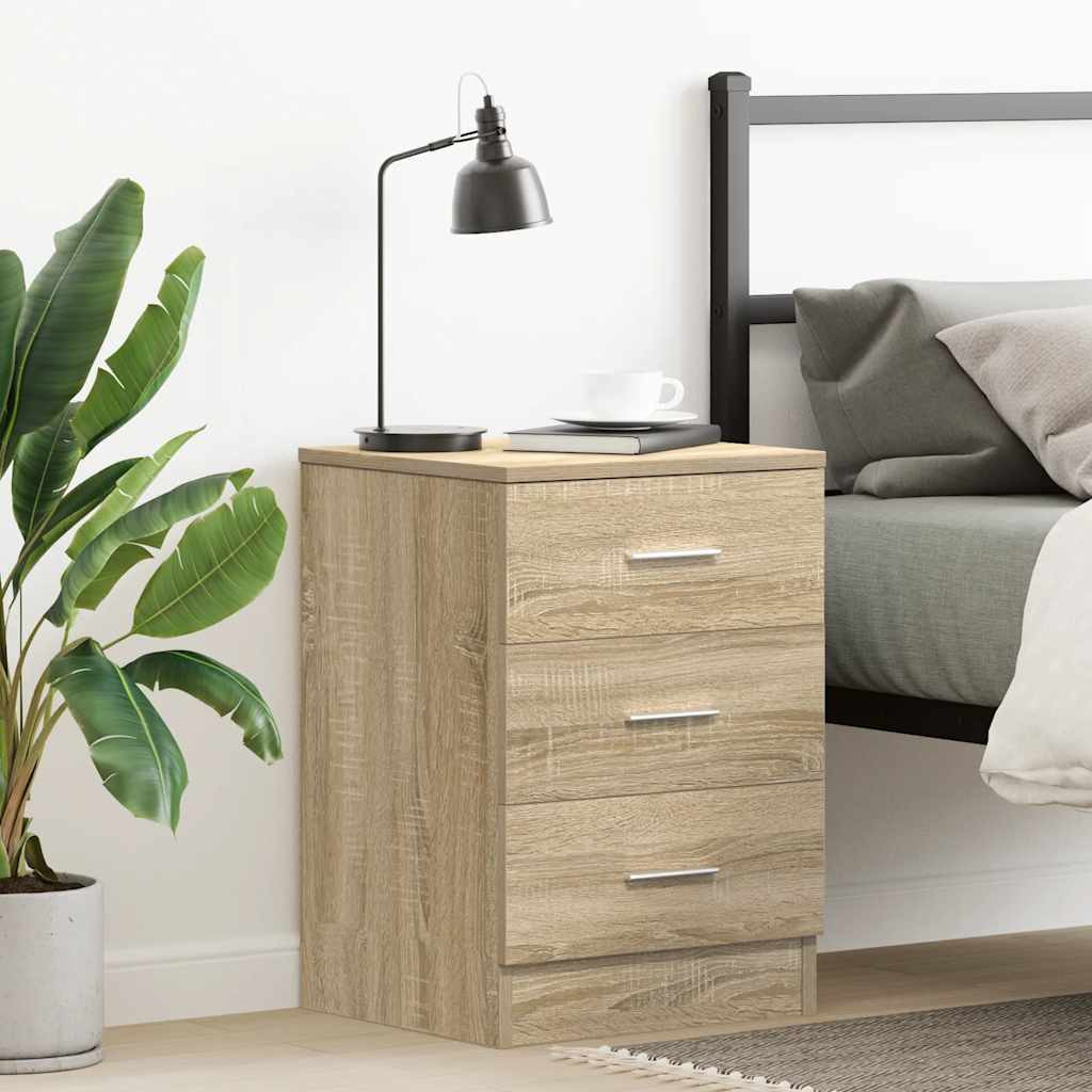 vidaXL Nachttisch Sonoma Eiche 38x35x56 cm Holzwerkstoff