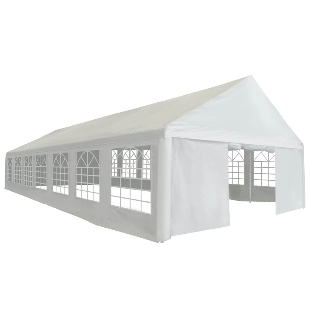 vidaXL Partyzelt PE 6x14 m Weiß