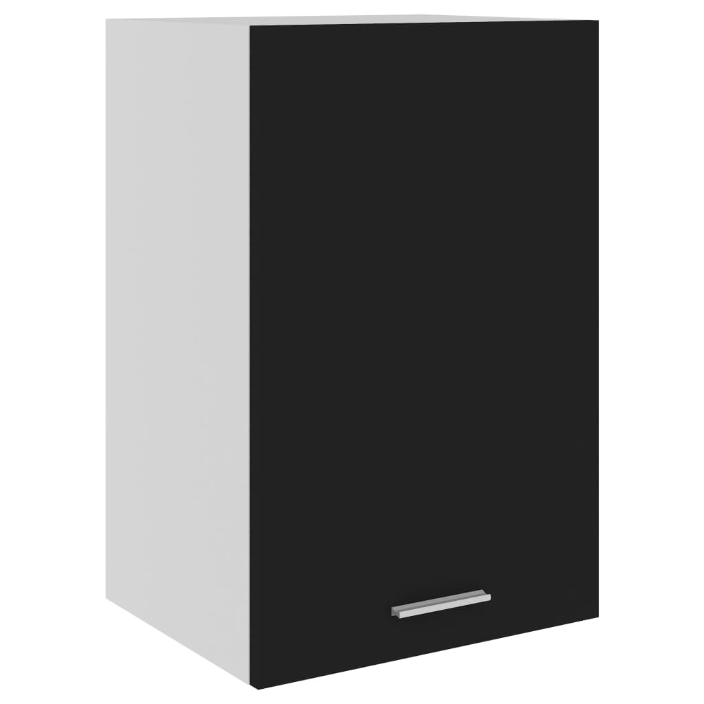 vidaXL Hängeschrank Lyon Schwarz 39,5x31x60 cm Holzwerkstoff