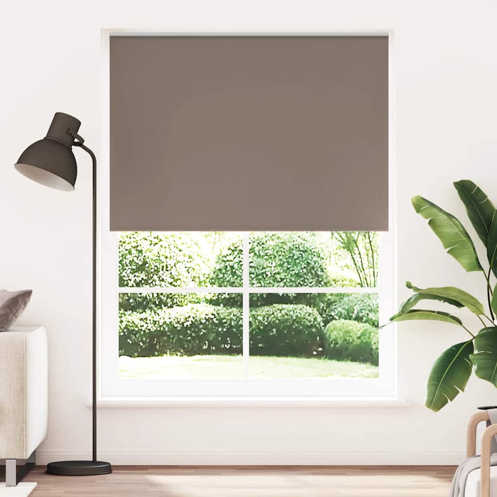 vidaXL Verdunkelungsrollo 144,4 x 230 cm, Stoffbreite 140 cm, Kaffeebraun