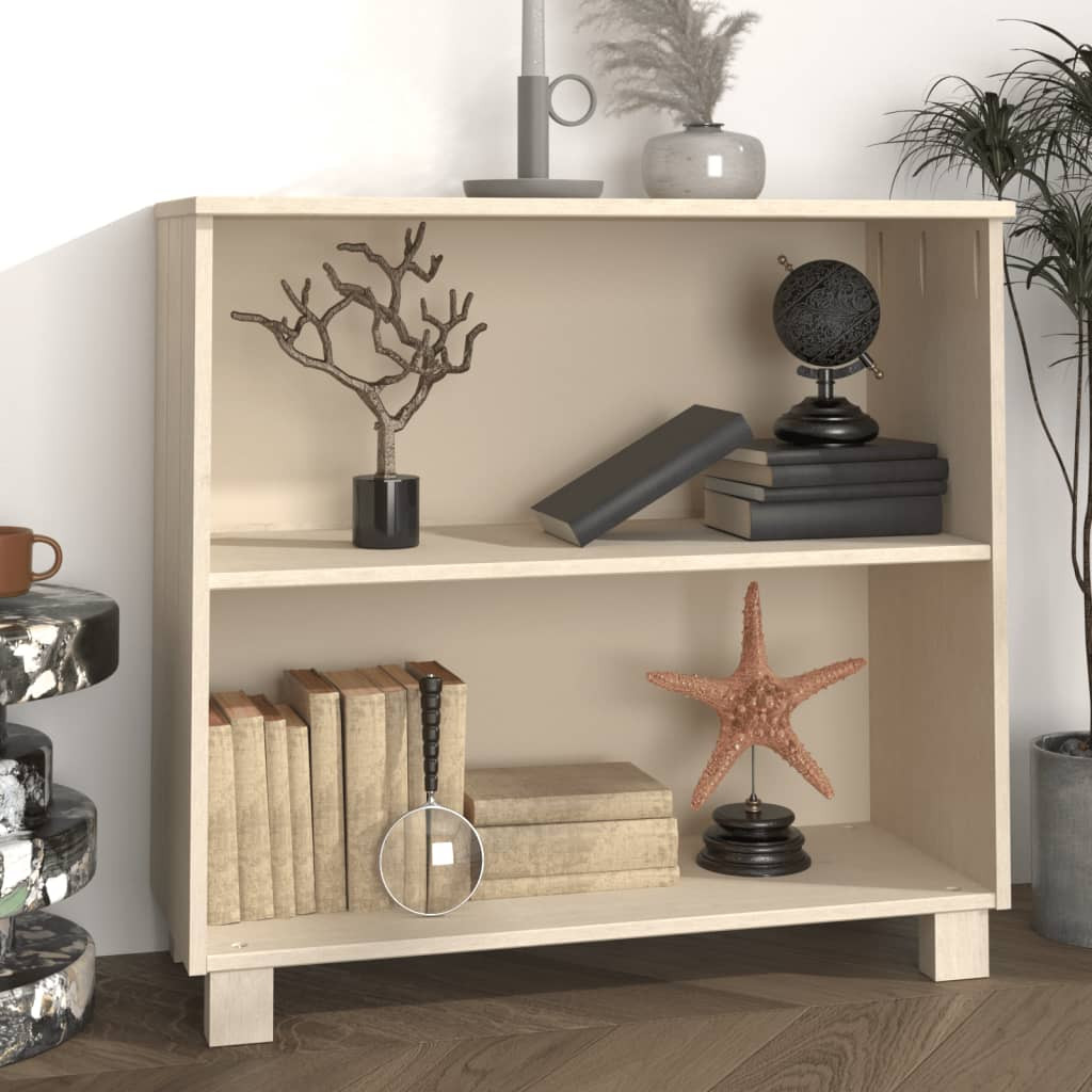 vidaXL Sideboard HAMAR Honigbraun 85x35x80 cm Massivholz Kiefer