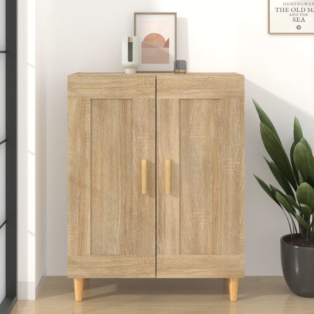 vidaXL Sideboard Sonoma-Eiche 69,5x34x90 cm Holzwerkstoff