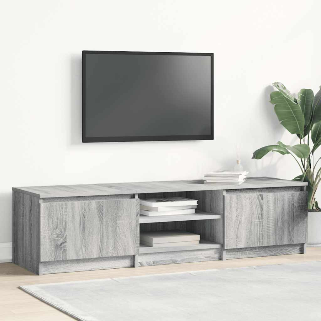 vidaXL TV-Schrank Grau Sonoma 140x40x35,5 cm Holzwerkstoff