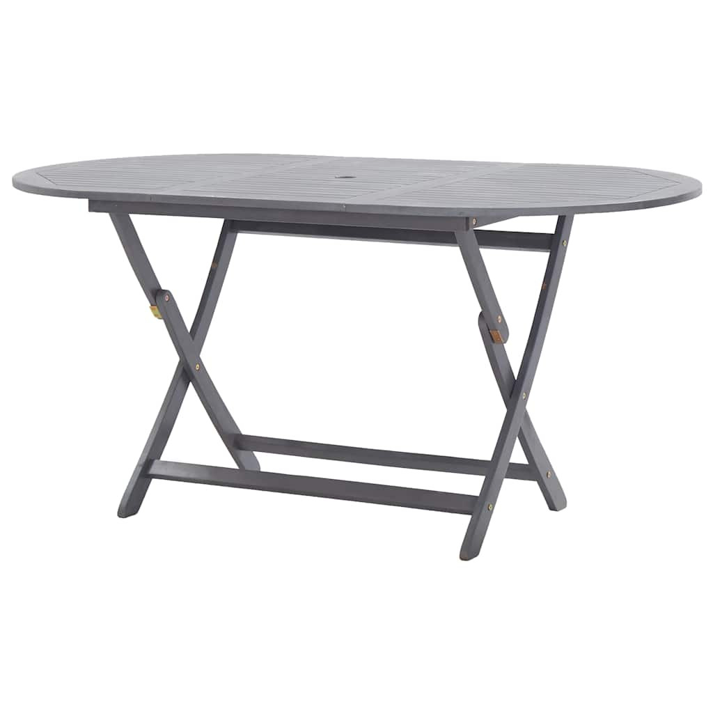 vidaXL Gartentisch Klappbar 160x85x75 cm Massivholz Akazie