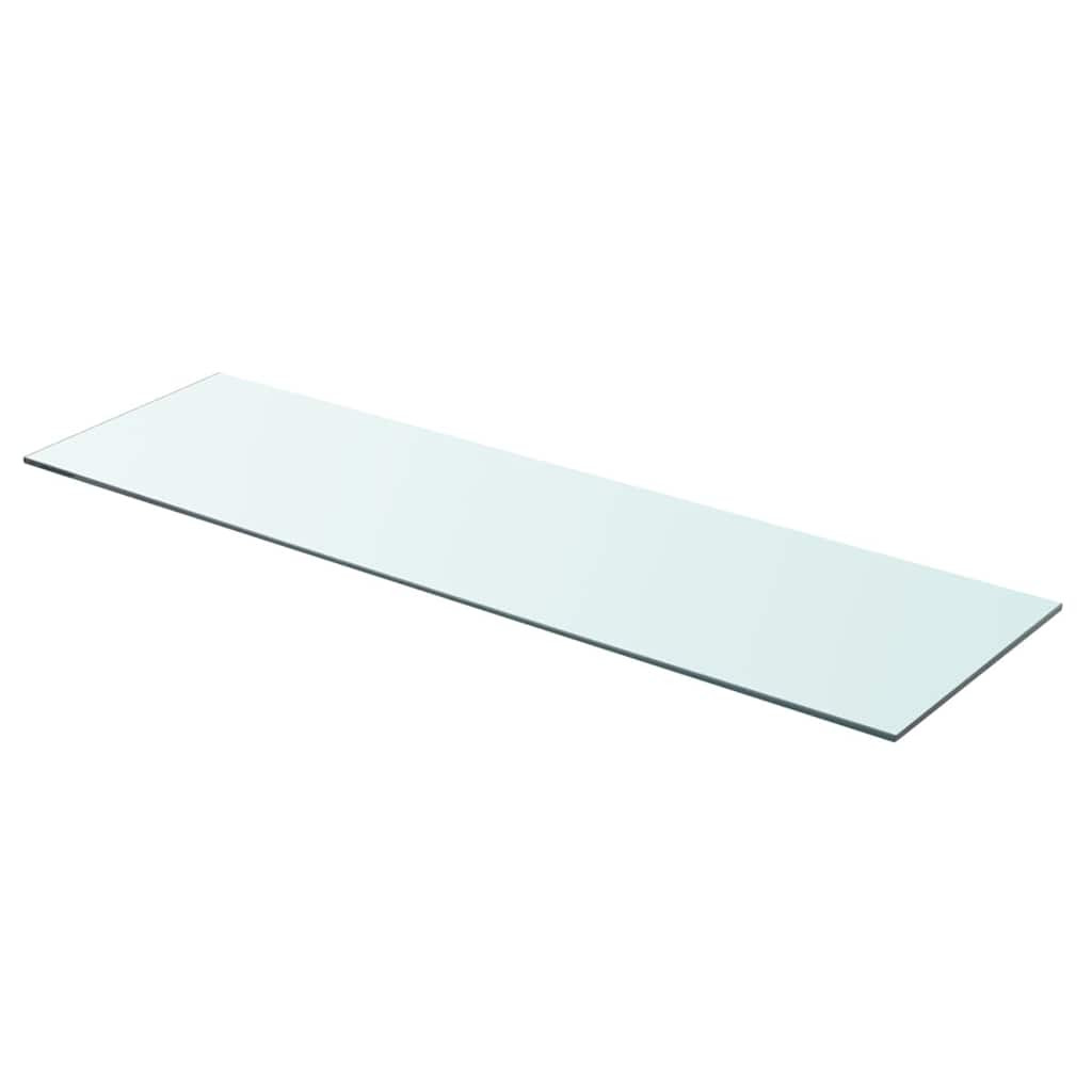 vidaXL Regalboden Glas Transparent 90x25 cm